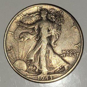1943 50C Walking Liberty Half Dollar (No Mint Mark)